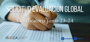 Se abre el plazo para poder solicitar la Evaluación Global en la convocatoria de exámenes de juni...