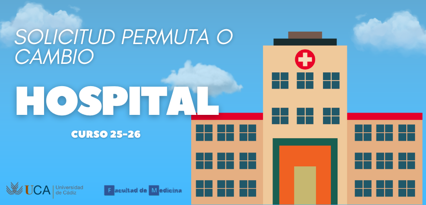 Abierto, hasta el próximo lunes 15 de julio, el plazo para poder solicitar permuta o cambio de hospital para el curso 2025-2026