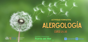 Abierto el plazo para inscribirse a la actividad formativa “Alergología”