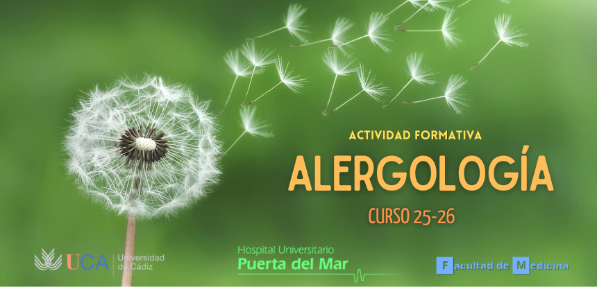 Abierto el plazo para inscribirse a la actividad formativa “Alergología”