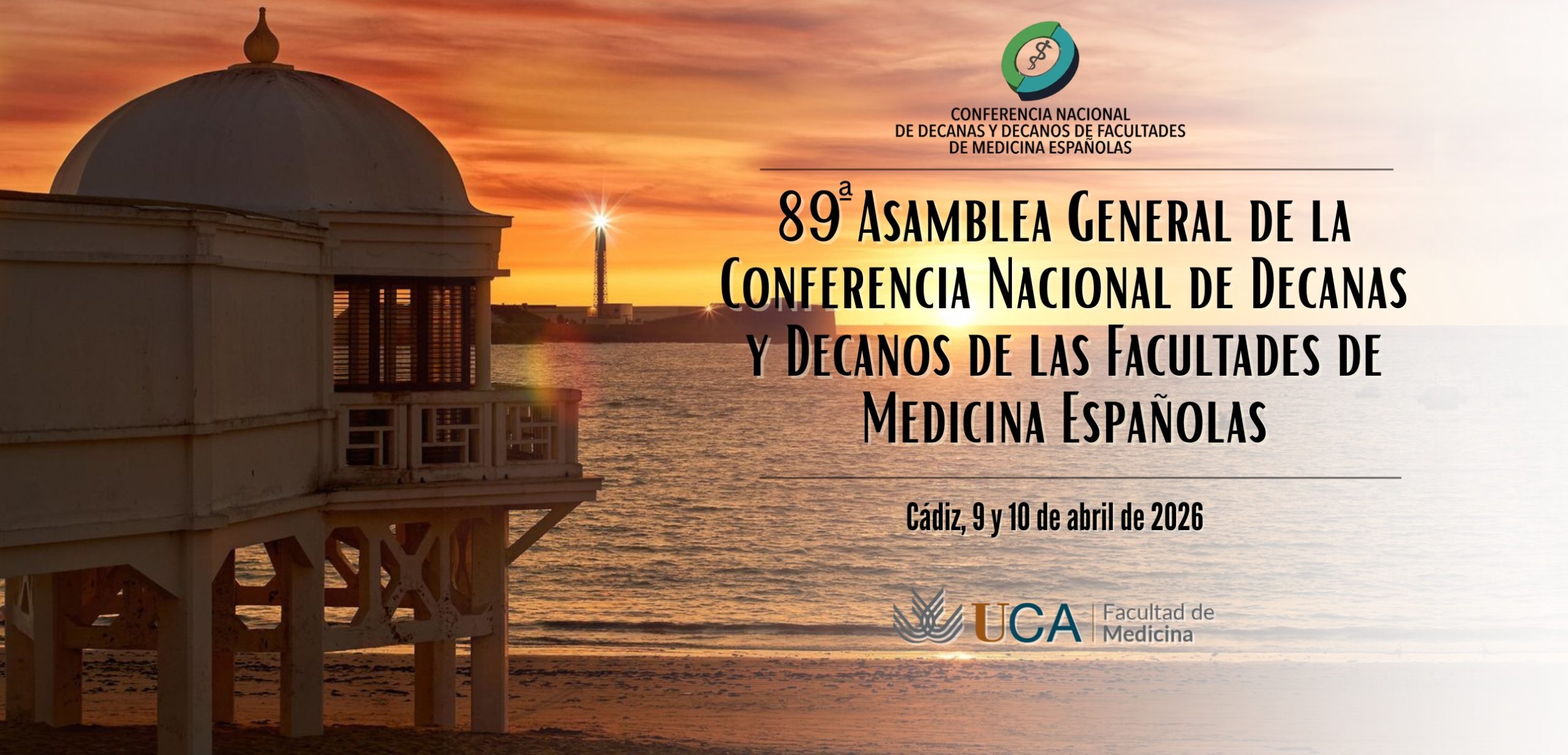 Nuestra Facultad será esta semana el centro de la formación médica con la 89ª Asamblea de la Conferencia Nacional de Decanas y Decanos de Facultades de Medicina Españoas