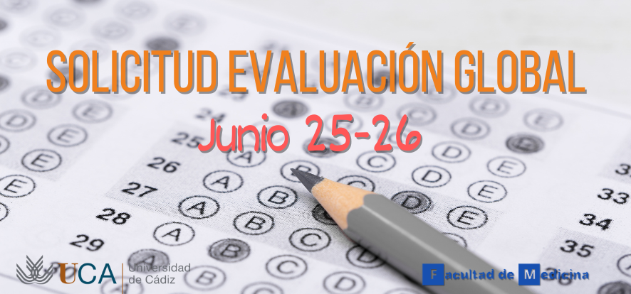 Abierto hasta el 28 de mayo el plazo para solicitar evaluación global para la convocatoria de exámenes de junio del curso 25-26