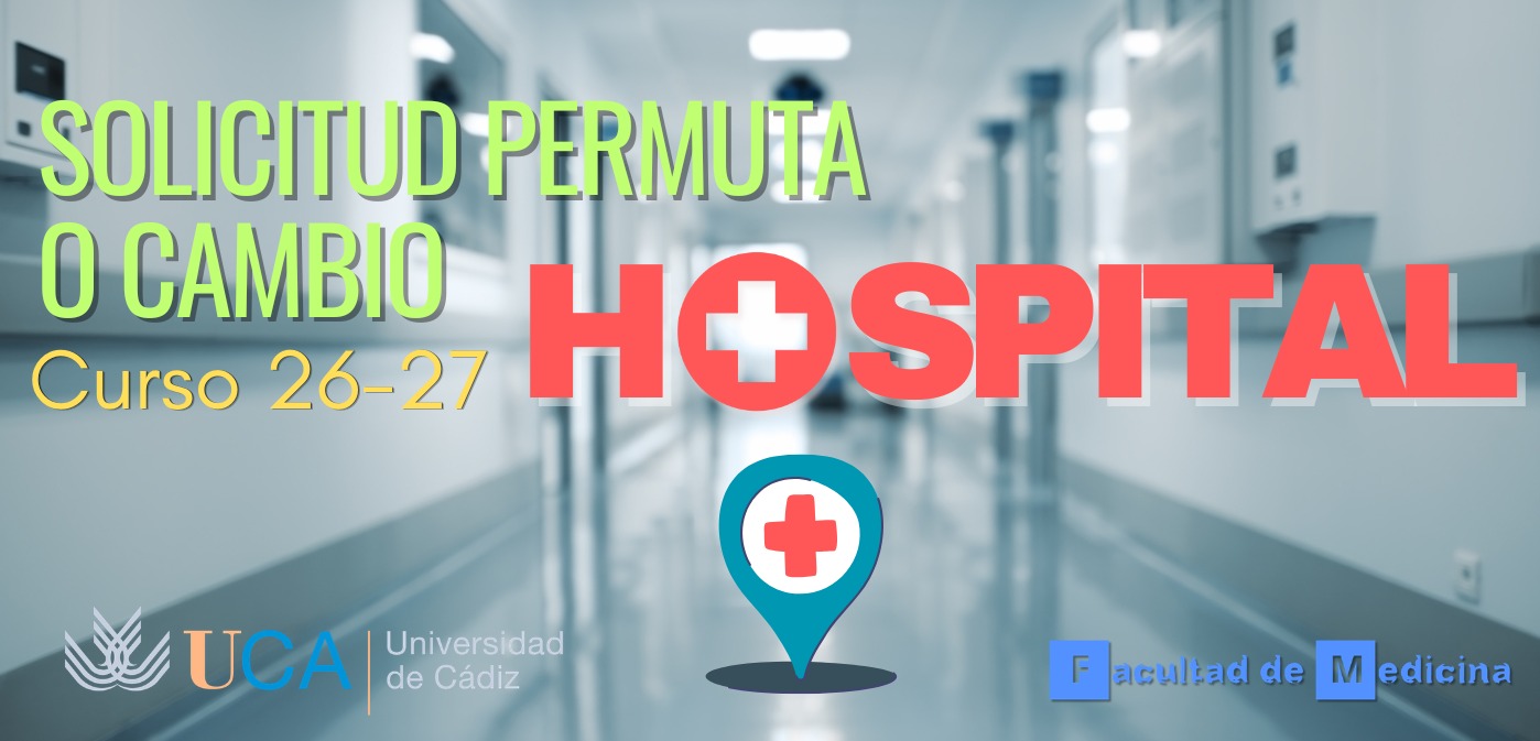 Se abre el plazo para pedir permuta o cambio de hospital para el curso 26-27